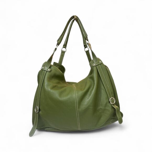 Furla Olive Green Shoulder Bag REHAB - Picture 2 of 10
